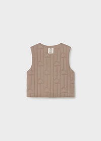 Mayoral Brown/Cream Reversible Gilet