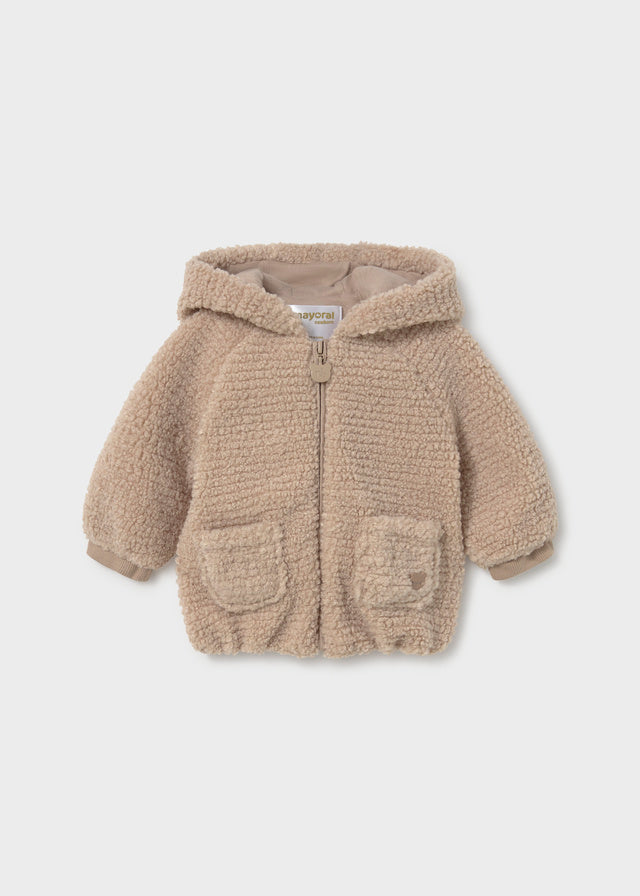 Mayoral Beige Jacket with Ears