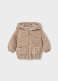 Mayoral Beige Jacket with Ears