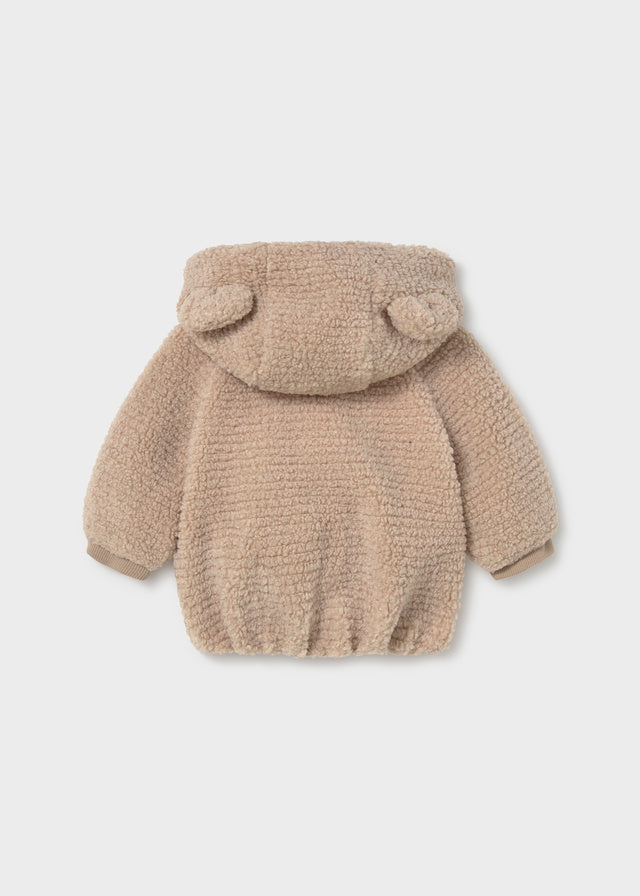 Mayoral Beige Jacket with Ears