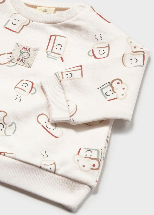 Mayoral All Over Print Sweatshirt