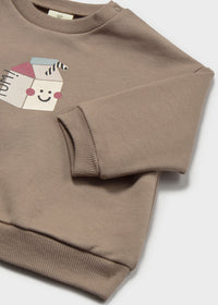 Mayoral Milk Sweatshirt