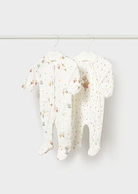 Mayoral Dancing Bunny Sleepsuits