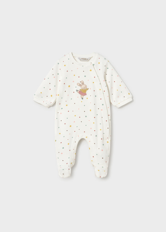 Mayoral Dancing Bunny Sleepsuits