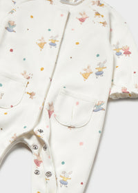 Mayoral Dancing Bunny Sleepsuits