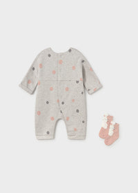 Mayoral Bunny Romper with Socks