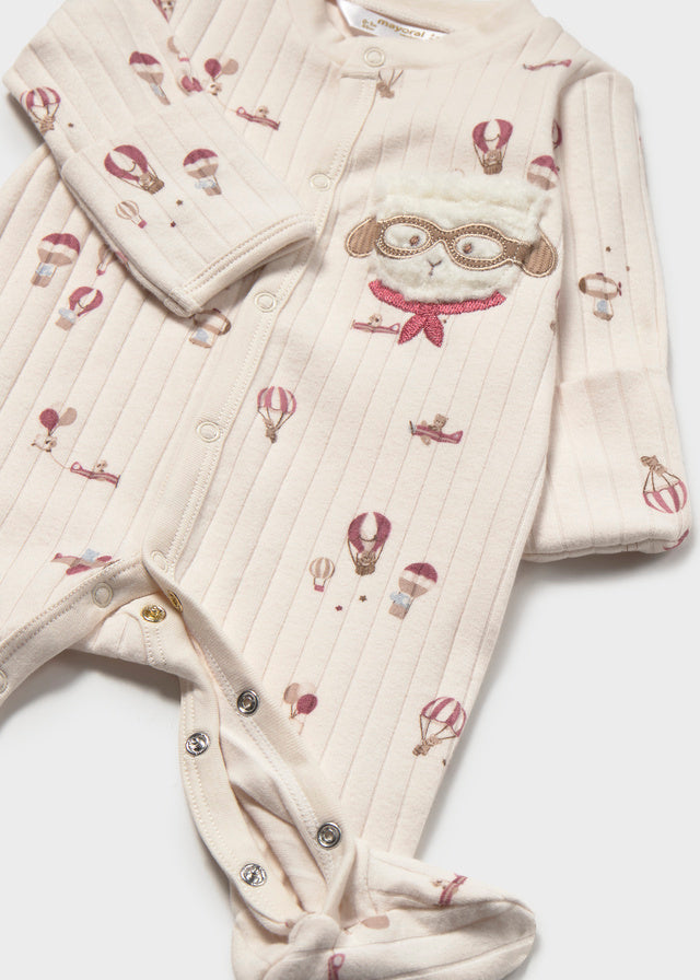 Mayoral Sheep Balloon Sleepsuit