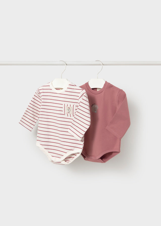 Mayoral Dark Pink Bodysuits