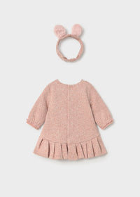 Mayoral Pink Bunny Dress with Headband