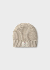 Mayoral Beige Knit Hat