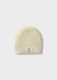 Mayoral Cream Knit Hat