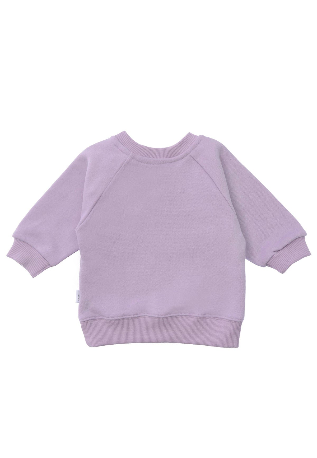 Lilac sweatshirt with "Icecream Society" print