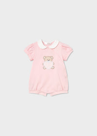 Mayoral Pink Bear Rompers