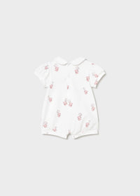 Mayoral Pink Bear Rompers