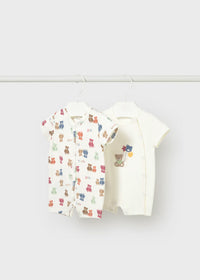 Mayoral Teddy Bear Balloon Rompers