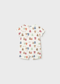 Mayoral Teddy Bear Balloon Rompers
