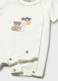 Mayoral Teddy Bear Balloon Rompers