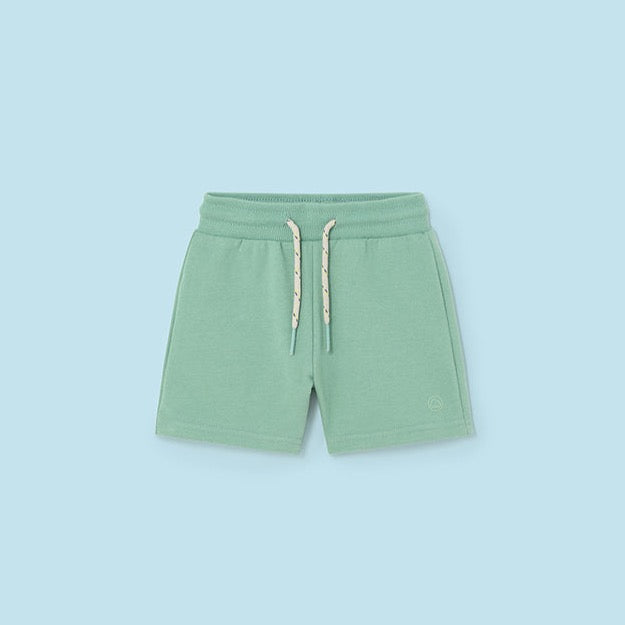 Mayoral Mint Green Fleece Shorts