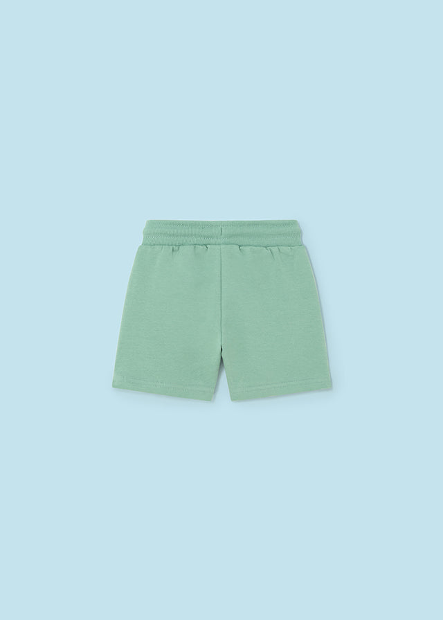 Mayoral Mint Green Fleece Shorts