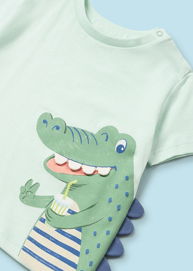 Mayoral Crocodile Short Sleeve T-shirt