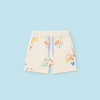 Mayoral Dog Print Shorts