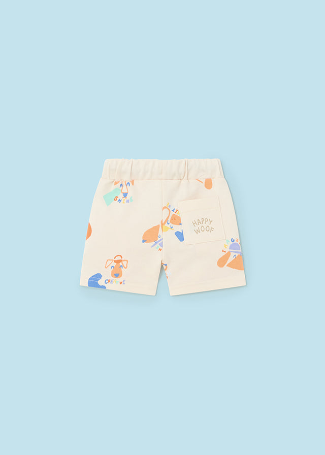 Mayoral Dog Print Shorts