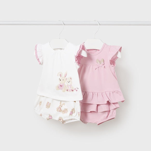 Mayoral Rose Bunny Romper Outfits