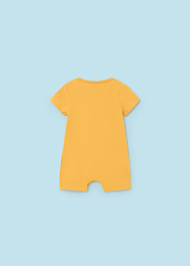 Mayoral Yellow/Print Duck Rompers
