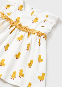 Mayoral Duck Print Dress