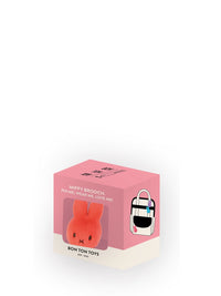 Miffy Eco Fuzzy Brooch In giftbox Bright Coral