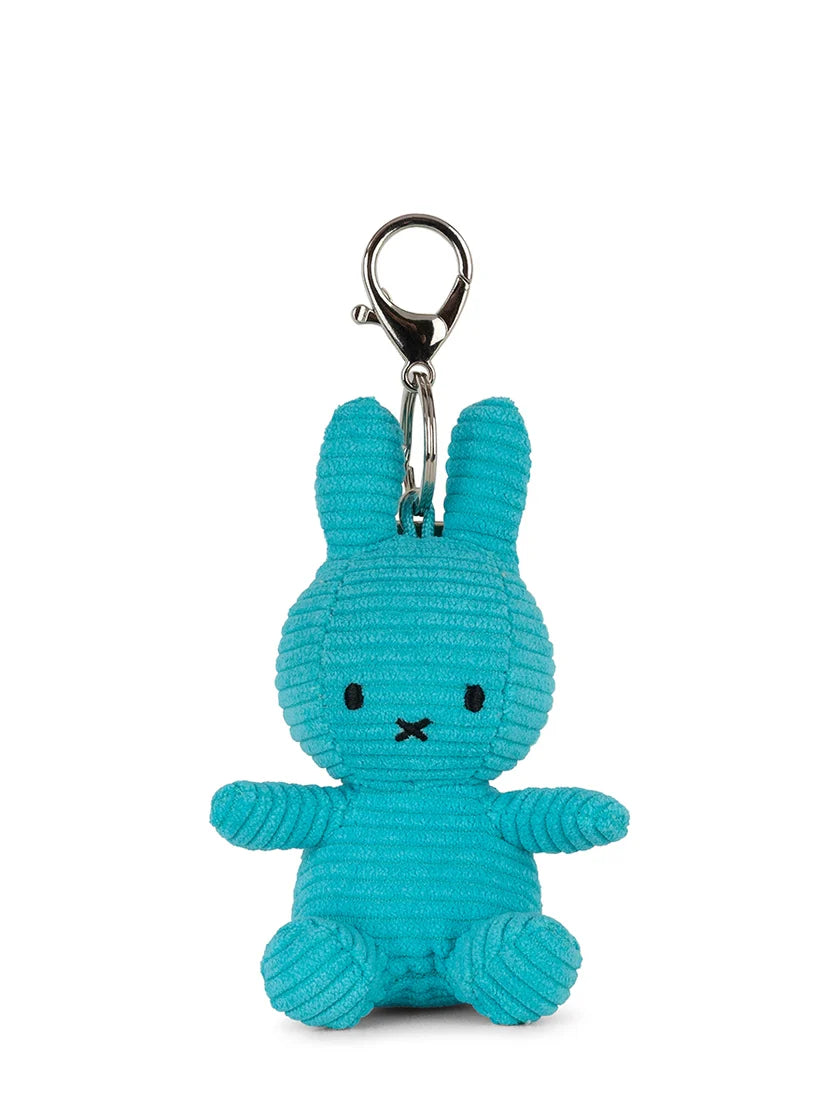 Miffy Eco Cordoroy Teal Keychain