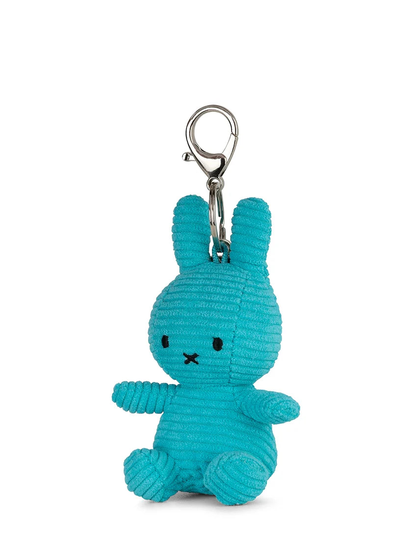Miffy Eco Cordoroy Teal Keychain
