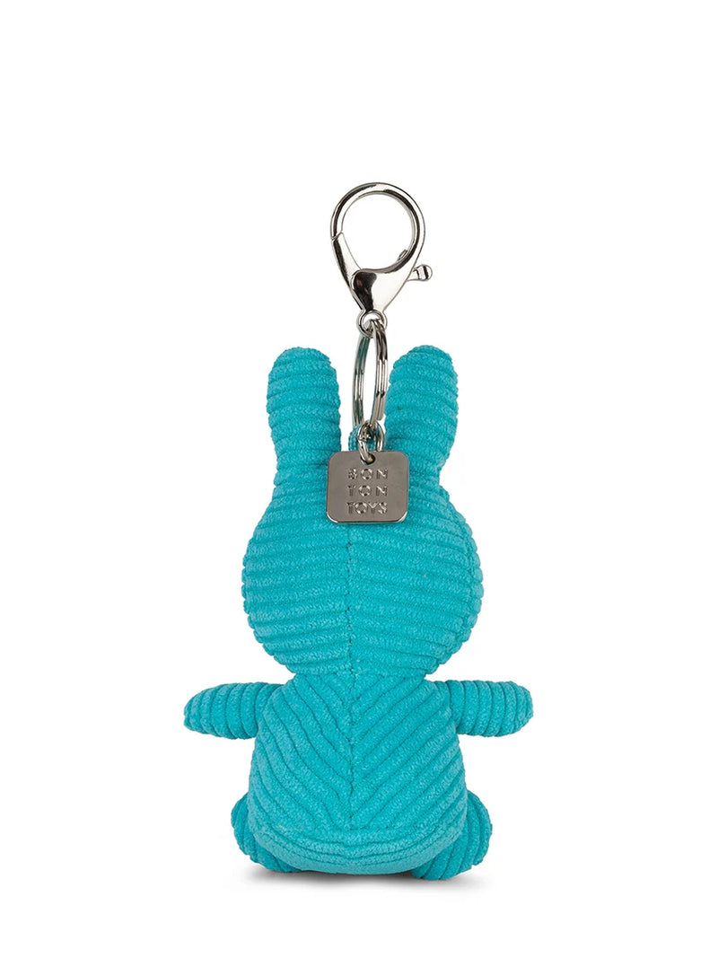 Miffy Eco Cordoroy Teal Keychain