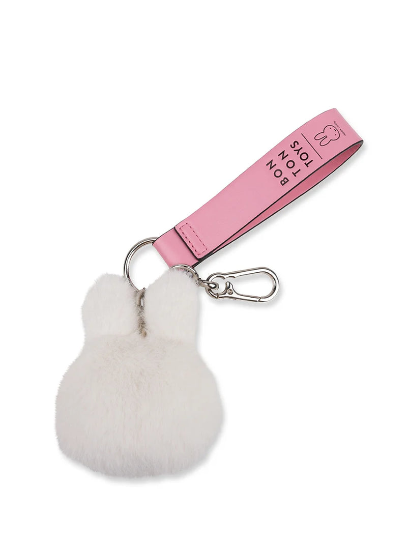 Miffy Fuzzy Cream Bag Charm