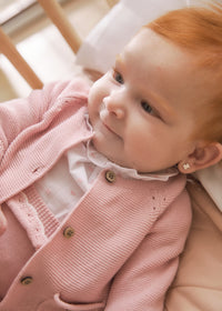 Mayoral Pink Knitted Cardigan