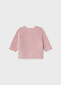 Mayoral Pink Knitted Cardigan