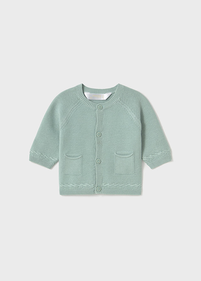 Mayoral Jade Green Knitted Cardigan