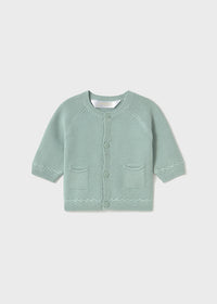 Mayoral Jade Green Knitted Cardigan
