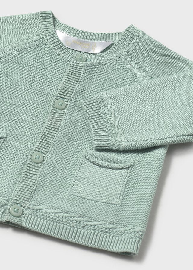 Mayoral Jade Green Knitted Cardigan