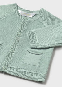 Mayoral Jade Green Knitted Cardigan