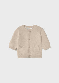 Mayoral Beige Knitted Cardigan