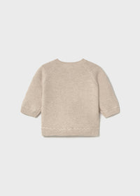 Mayoral Beige Knitted Cardigan