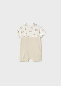 Mayoral Cream Short Dungaree