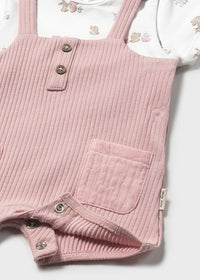 Mayoral Rose Pink Short Dungaree