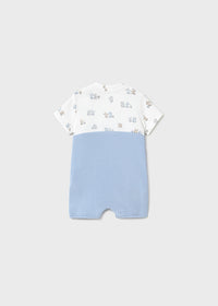 Mayoral Sky Blue Short Dungaree