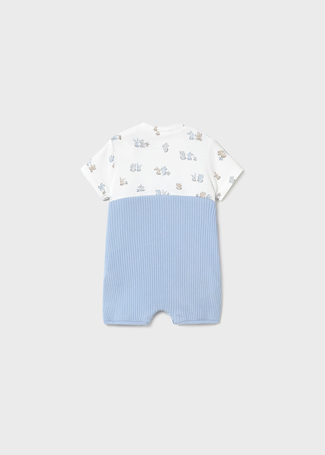 Mayoral Sky Blue Short Dungaree