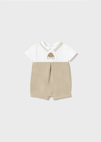 Mayoral Beige/White Rompers