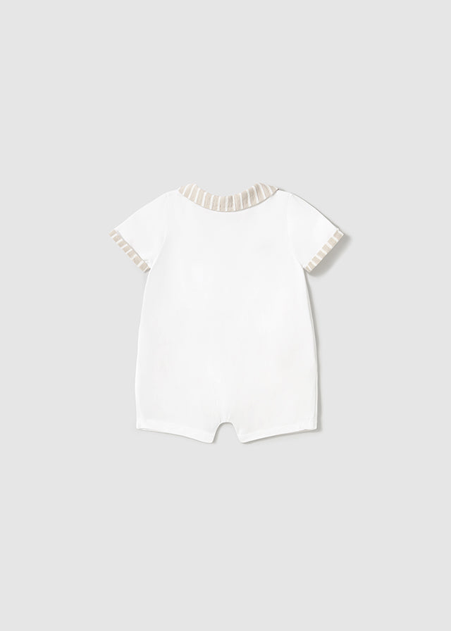 Mayoral Beige/White Rompers