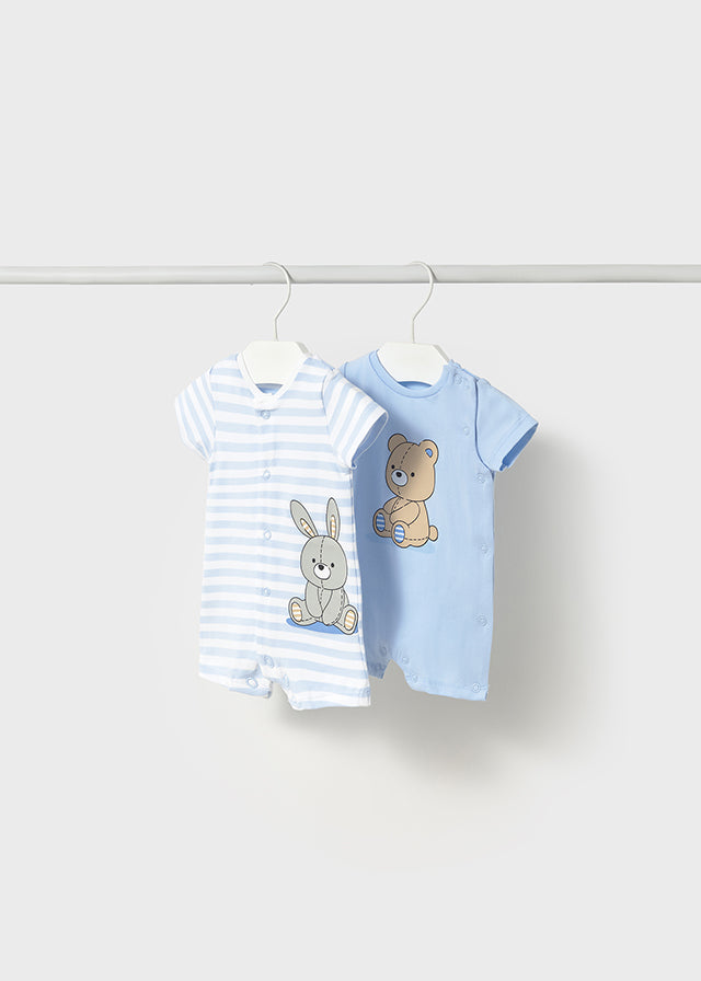 Mayoral Bear/Bunny Rompers