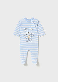 Mayoral Blue Bear Sleepsuits